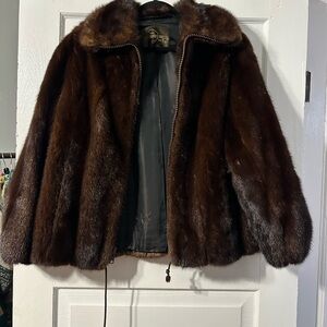 Luxurious Zip Up Real Fur Jacket